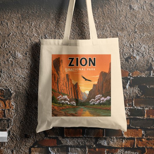 Nationaal Park  Zion Tote Bag