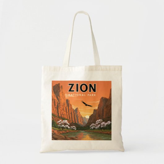 Nationaal Park  Zion Tote Bag (Voorkant)