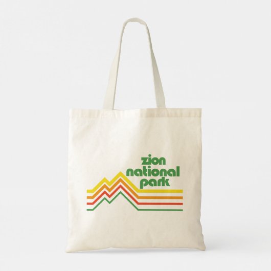 Nationaal Park Zion Tote Bag (Achterkant)
