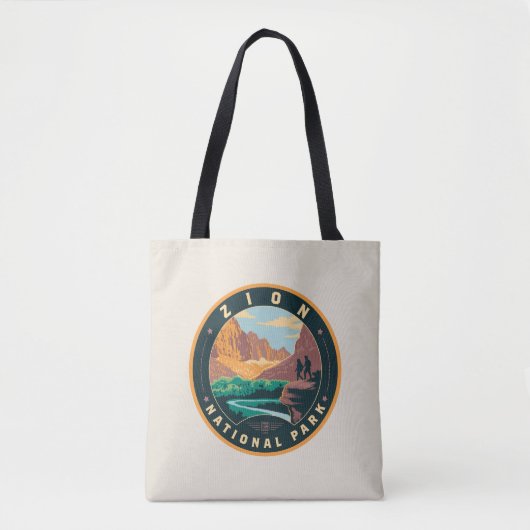 Nationaal Park Zion Tote Bag (Voorkant)