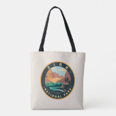 Nationaal Park Zion Tote Bag (Achterkant)