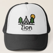 Nationaal Park Zion Trucker Pet (Voorkant)