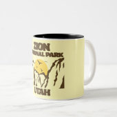 Nationaal Park Zion Tweekleurige Koffiemok (Voorkant rechts)
