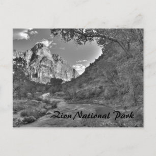 Nationaal Park Zion, UT-Briefkaart Briefkaart