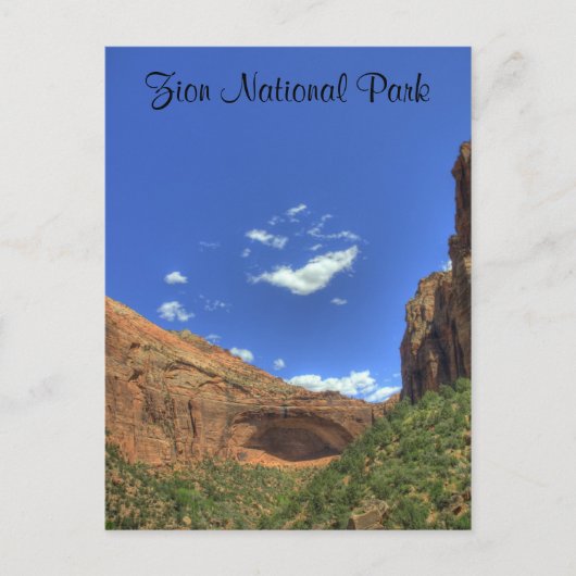 Nationaal Park Zion, UT-Briefkaart Briefkaart (Voorkant)