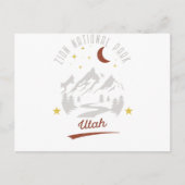  Nationaal Park Zion Utah Briefkaart (Voorkant)