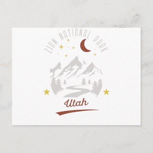 Nationaal Park Zion Utah Briefkaart (Voorkant)