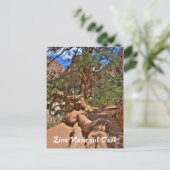 Nationaal Park Zion, Utah Briefkaart (Staand voorkant)