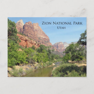 Nationaal Park Zion, Utah Briefkaart