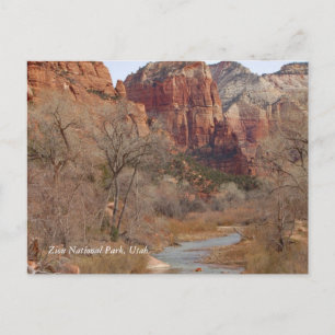 Nationaal Park Zion, Utah Briefkaart