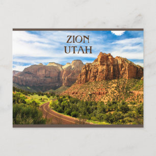 Nationaal park Zion - Utah Briefkaart