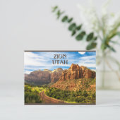 Nationaal park Zion - Utah Briefkaart (Staand voorkant)