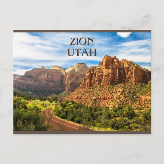 Nationaal park Zion - Utah Briefkaart (Voorkant)