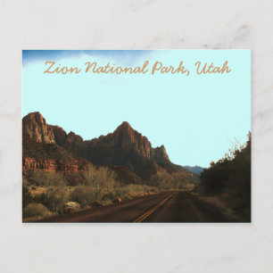 Nationaal Park Zion, Utah Briefkaart