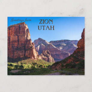 Nationaal park Zion - Utah Briefkaart