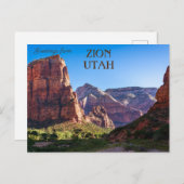 Nationaal park Zion - Utah Briefkaart (Voorkant / Achterkant)