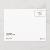 Nationaal Park Zion, Utah Briefkaart (Achterkant)