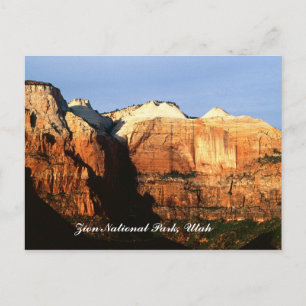 Nationaal Park Zion, Utah Briefkaart