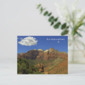 Nationaal Park Zion, Utah Briefkaart (Staand voorkant)