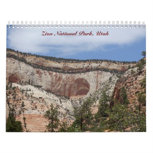 Nationaal Park Zion, Utah Kalender (Hoes)