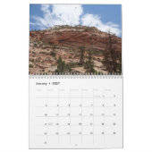 Nationaal Park Zion, Utah Kalender (Jan 2027)