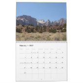 Nationaal Park Zion, Utah Kalender (Feb 2027)