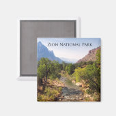 Nationaal Park Zion, Utah Magneet (Voorkant / Achterkant)