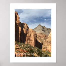 Nationaal Park Zion, Utah Poster