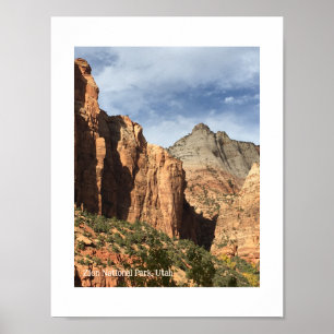 Nationaal Park Zion, Utah Poster