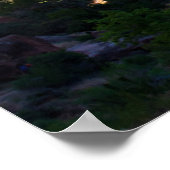 Nationaal park Zion - Utah Poster (Hoek)