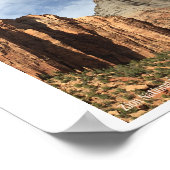 Nationaal Park Zion, Utah Poster (Hoek)