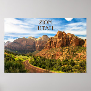 Nationaal park Zion - Utah Poster