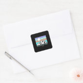 Nationaal Park Zion Vierkante Sticker (Envelop)