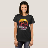 Nationaal Park Zuid-Afrika Safari Kruger Elephant T-shirt (Voorkant volledig)