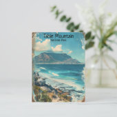 Nationaal park Zuid-Afrika Tafelberg Briefkaart (Staand voorkant)