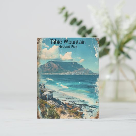 Nationaal park Zuid-Afrika Tafelberg Briefkaart (Staand voorkant)