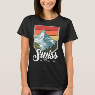 Nationaal Park Zwitsers souvenir Zwitserland Wande T-shirt