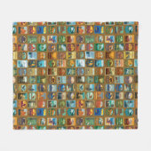 Nationaal parkpatroon fleece deken (Voorkant (Horizontaal))