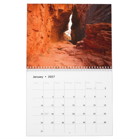 Nationaal parkrooster 2009 voor de dierentuin kalender (Jan 2027)