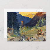 Nationaal parkvervoer per trein briefkaart (Voorkant / Achterkant)