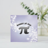 Nationaal Pi Dag Pi Symbool voor Wiskunde Nerds 14 Kaart (Staand voorkant)