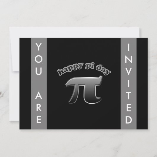Nationaal Pi Dag Pi Symbool voor Wiskunde Nerds 14 Kaart (Voorkant)