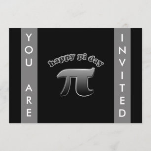 Nationaal Pi Dag Pi Symbool voor Wiskunde Nerds 14 Kaart