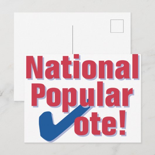 Nationaal Populair Briefkaart - Klassiek Logo (Voorkant / Achterkant)