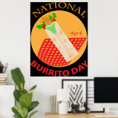 Nationaal Poster Burrito Day (Thuiskantoor)