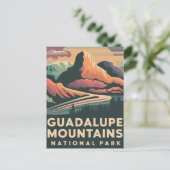Nationaal Poster Guadalupe Mountains Feestdagenkaart (Staand voorkant)