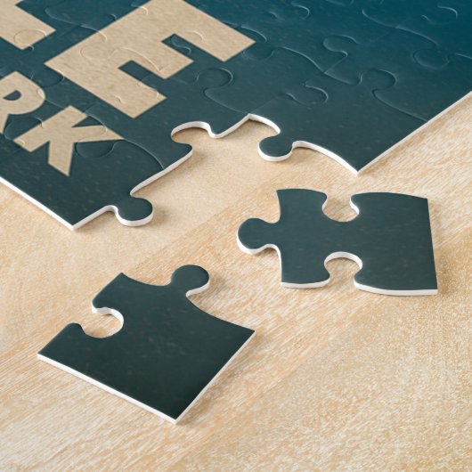 Nationaal Poster Isle Royale Retro Legpuzzel (Zijkant)