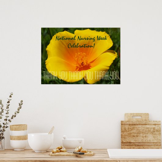 Nationaal poster voor de viering van de week van d (Keuken)