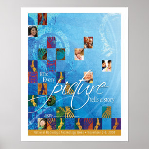 Nationaal poster voor radiologische technologie We