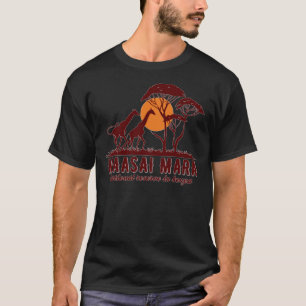 Nationaal reservaat Maasai Mara in Kenia T-shirt